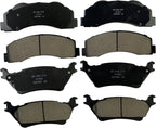 Front and Rear Ceramic Brake Pads for 2012-2020 Ford F150