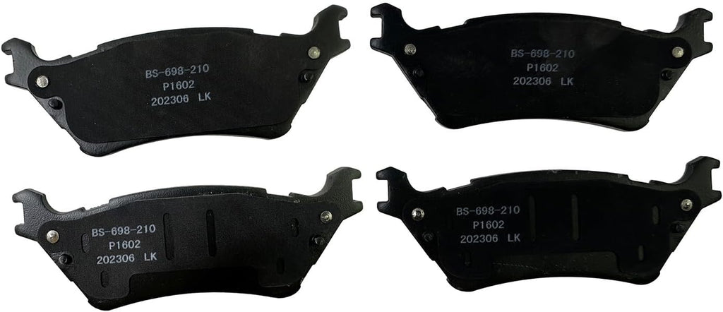 Front and Rear Ceramic Brake Pads for 2012-2020 Ford F150