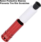 7PCS 1/2 Inch Drive Lug Nut Deep Impact Socket Set,Thin-Walled Wheel Rim Protector Socket,Color Coded,Metric,Cr-Mo