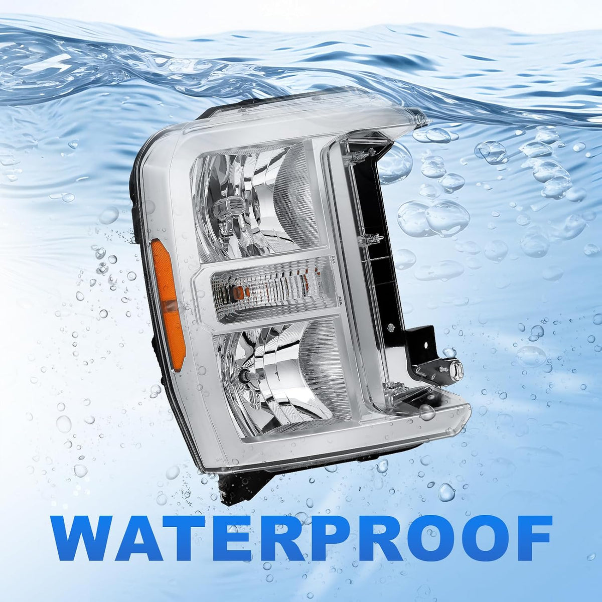 Headlight Compatible with 2023-2025 Ford F250 F350 XL XLT Super Duty FO2503429 Pc3Z-13008-H(Passenger Side (Right))