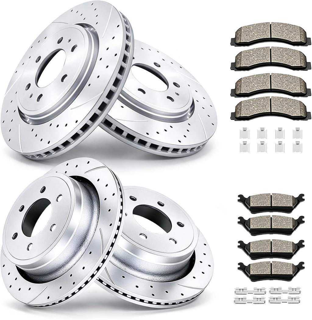 Front and Rear Brake Kit Replacement for 2012-2020 Ford F150
