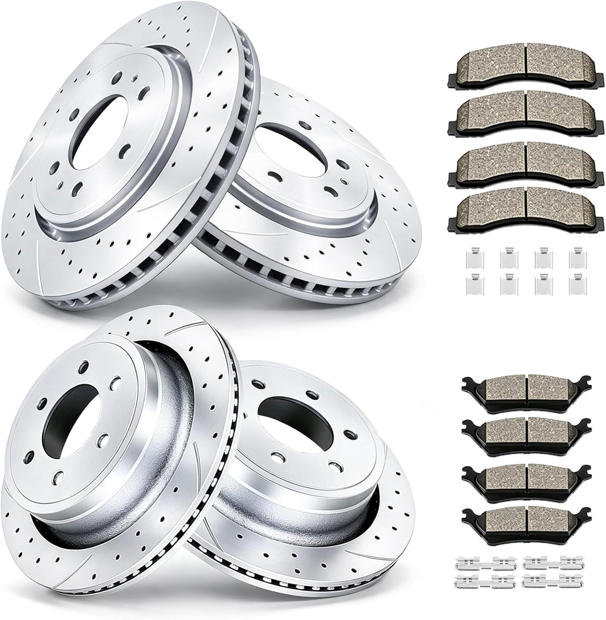 Front and Rear Brake Kit Replacement for 2012-2020 Ford F150