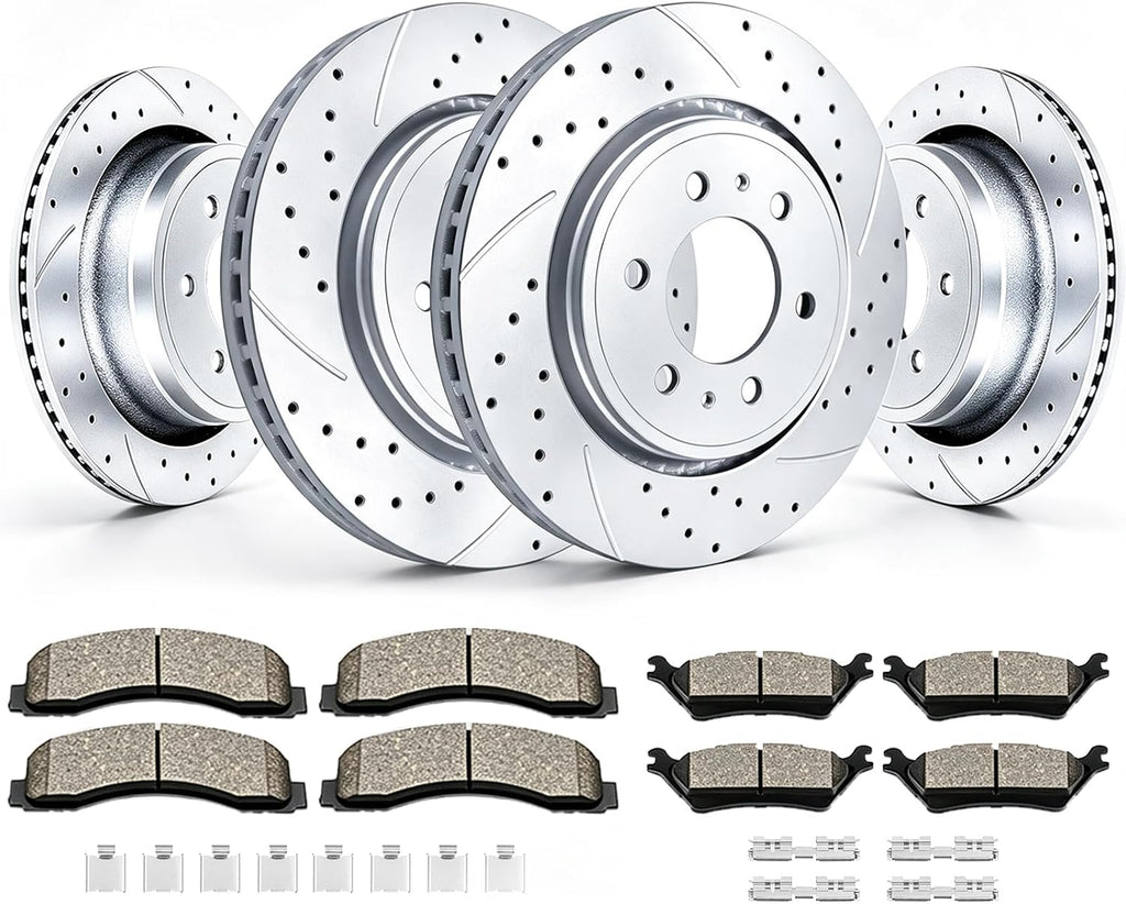 Front and Rear Brake Kit Replacement for 2012-2020 Ford F150