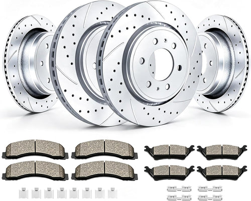 Front and Rear Brake Kit Replacement for 2012-2020 Ford F150