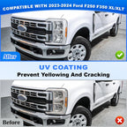 Headlight Compatible with 2023-2025 Ford F250 F350 XL XLT Super Duty FO2502429 Pc3Z-13008-G(Driver Side (Left))