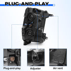 Headlight Compatible with 2023-2025 Ford F250 F350 XL XLT Super Duty FO2503429 Pc3Z-13008-H(Passenger Side (Right))