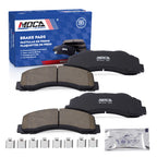 D1414 4X Front Posi Ceramic Brake Pads Fit for 2011-2021 Lincoln Navigator & 2010-2021 Ford Expedition & 2010-2017 Ford F150 Truck